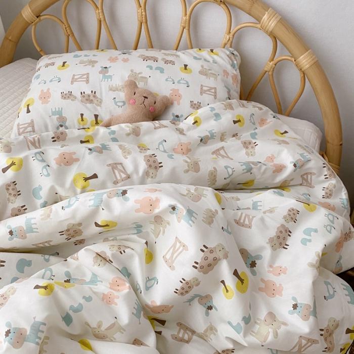 91家纺网 家纺一手货源 找家纺 星期八 2020新款全棉13372夏被两件套 开心农场