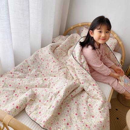 91家纺网 家纺一手货源 找家纺 星期八 2020新款全棉13372夏被两件套 小草莓