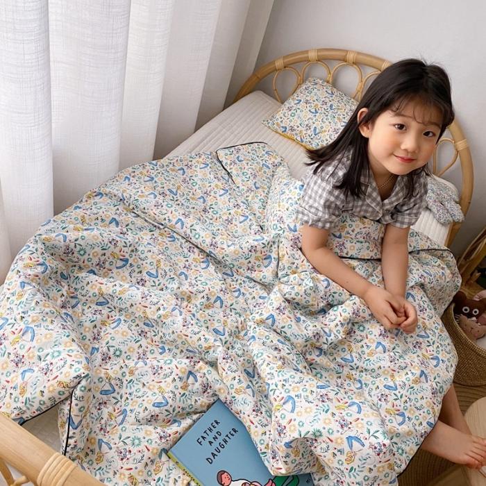 91家纺网 家纺一手货源 找家纺 星期八 2020新款全棉13372夏被两件套 小公主