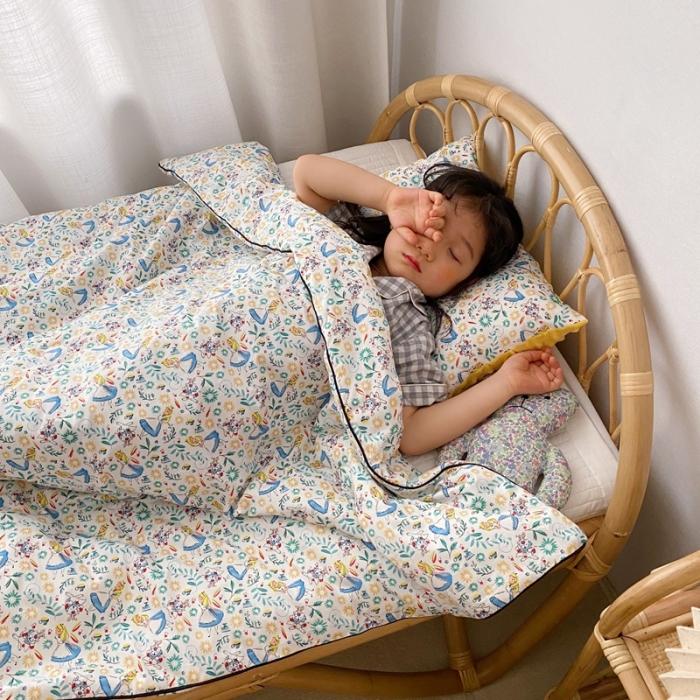 91家纺网 家纺一手货源 找家纺 星期八 2020新款全棉13372夏被两件套 小公主