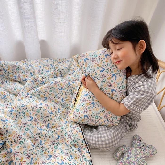 91家纺网 家纺一手货源 找家纺 星期八 2020新款全棉13372夏被两件套 小公主