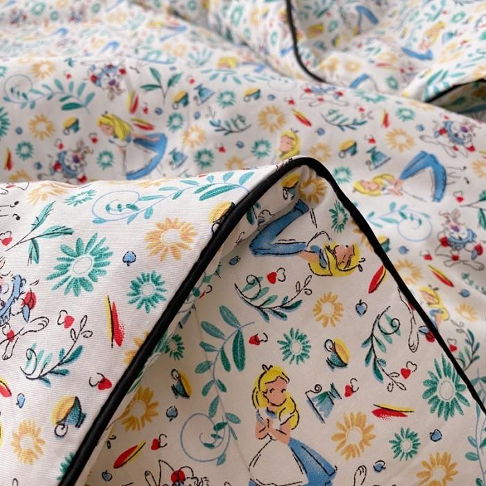 91家纺网 家纺一手货源 找家纺 星期八 2020新款全棉13372夏被两件套 小公主