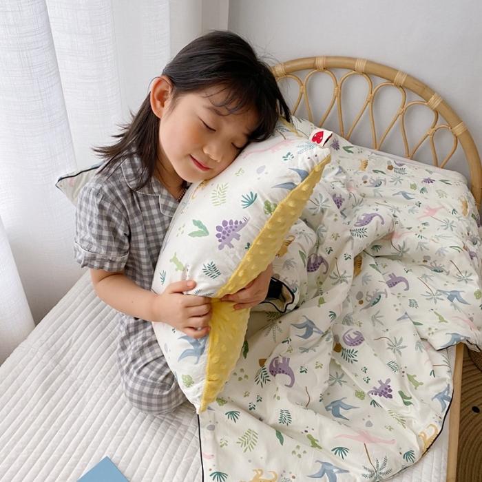 91家纺网 家纺一手货源 找家纺 星期八 2020新款全棉13372夏被两件套 小恐龙