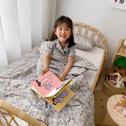 91家纺网 家纺一手货源 找家纺 星期八 2020新款全棉13372夏被两件套 小食记