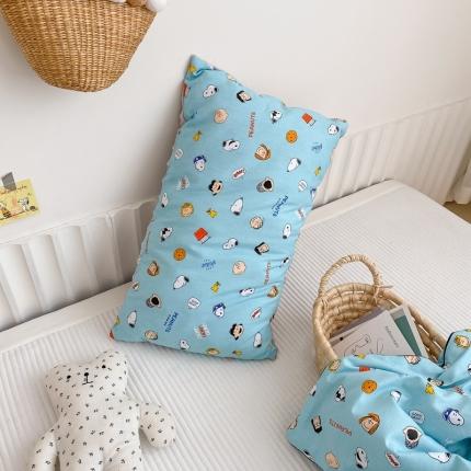 星期八 2020新款春夏超ins豆豆枕枕芯 史努比蓝