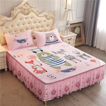 91家纺网 家纺一手货源 找家纺 （总）纽缦 2020新款天丝凉席床裙款