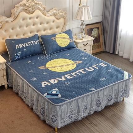 91家纺网 家纺一手货源 找家纺 （总）纽缦 2020新款天丝凉席床裙款