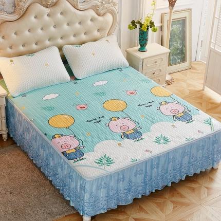 纽缦 2020新款天丝凉席床裙款 郊游