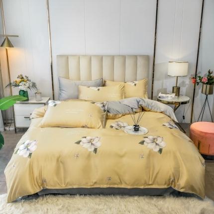 91家纺网 家纺一手货源 找家纺 （总）衿成家纺 2020新款臻丝绸水洗真丝四件套