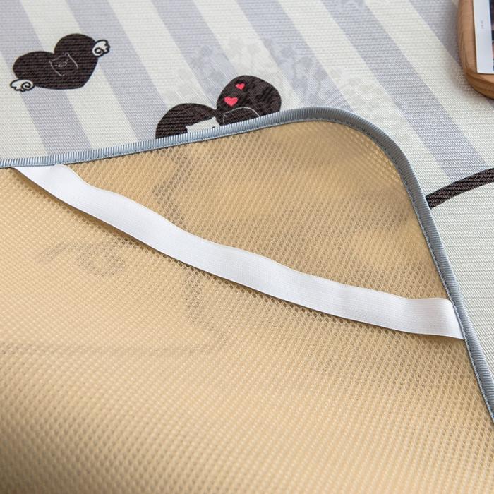 91家纺网 家纺一手货源 找家纺 懒猫 2020新款大版冰丝凉席 背影猪