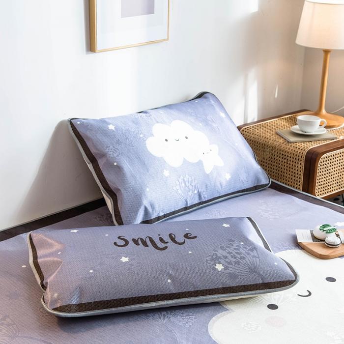 91家纺网 家纺一手货源 找家纺 懒猫 2020新款大版冰丝凉席 星云