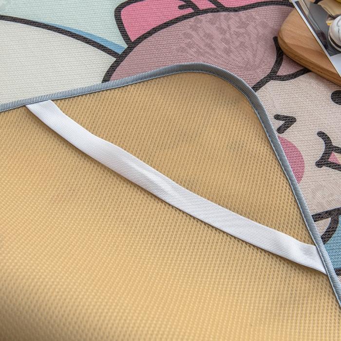 91家纺网 家纺一手货源 找家纺 懒猫 2020新款大版冰丝凉席 元气少女