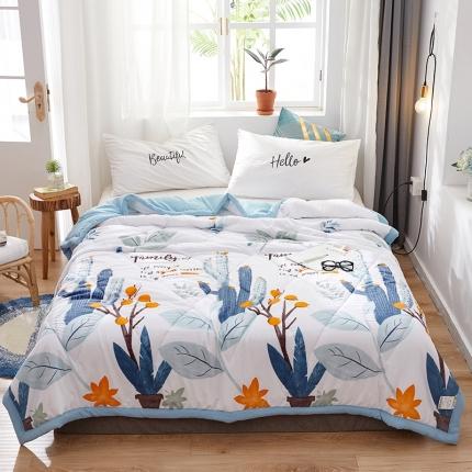 小燕燕家纺 2021新款洛卡棉抗菌夏被 半夏