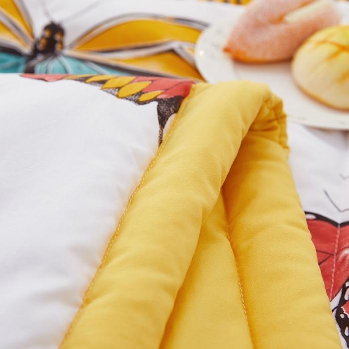 91家纺网 家纺一手货源 找家纺 小燕燕家纺 2021新款羽丝棉夏被 戏蝶