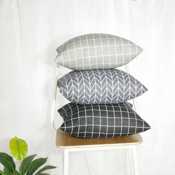 91家纺网 家纺一手货源 找家纺 （总）李帅家居棉麻风格印花亚麻抱枕跑量亚麻靠垫跨境外贸货源靠背棉麻方枕