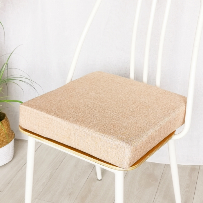 91家纺网 家纺一手货源 找家纺 厂家加工定制海绵坐垫棉麻坐垫透气夏季亚麻椅子垫飘窗垫木沙发垫