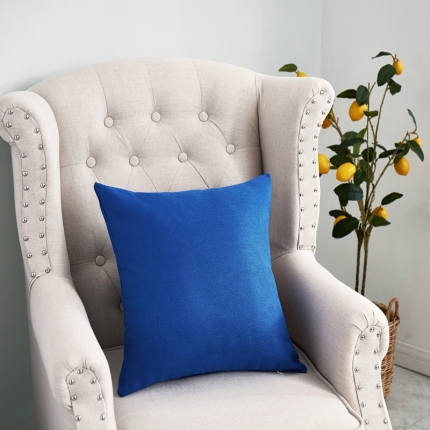 91家纺网 家纺一手货源 找家纺 （总）李帅家居 纯色抱枕亚麻风格靠垫沙发腰靠棉麻抱枕方枕头