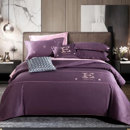 91家纺网 家纺一手货源 找家纺 （总）鼎飞 2020新款长绒棉酒店风四件套