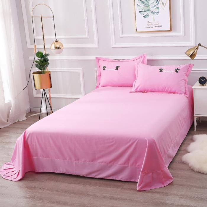 91家纺网 家纺一手货源 找家纺 13372田园风全棉毛巾绣四件套纯棉绣花全棉刺绣爱之蔓粉