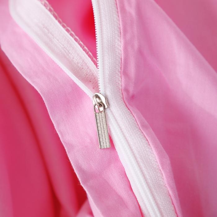 91家纺网 家纺一手货源 找家纺 13372田园风全棉毛巾绣四件套纯棉绣花全棉刺绣桃花朵朵粉色