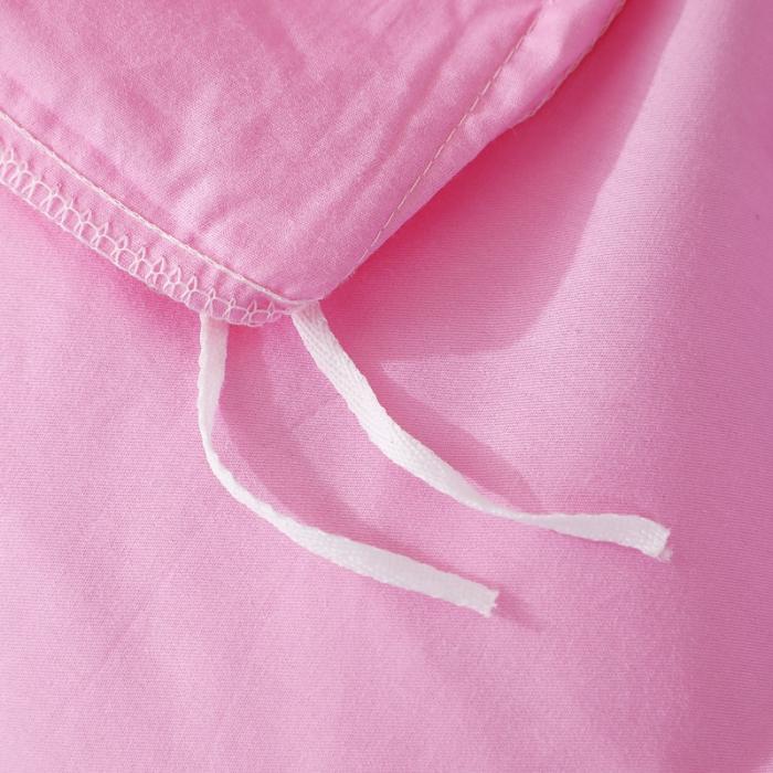 91家纺网 家纺一手货源 找家纺 13372田园风全棉毛巾绣四件套纯棉绣花全棉刺绣桃花朵朵粉色