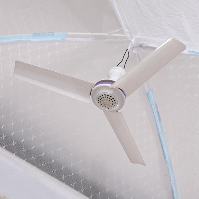 91家纺网 家纺一手货源 找家纺 迷仙巢2022三开门蒙古包蚊帐A13系列爱到永久A13白色