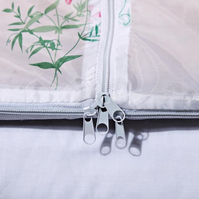 91家纺网 家纺一手货源 找家纺 迷仙巢2022三开门蒙古包蚊帐A13系列爱到永久A13白色