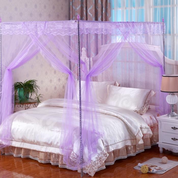 91家纺网 家纺一手货源 找家纺 （总）迷仙巢 2021新款蚊帐C01紫色风铃系列