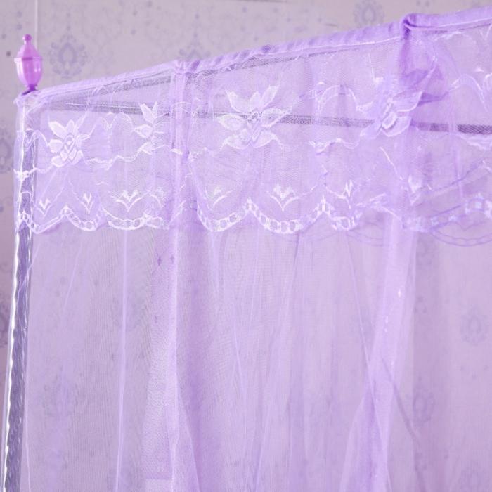 91家纺网 家纺一手货源 找家纺 （总）迷仙巢 2021新款蚊帐C01紫色风铃系列