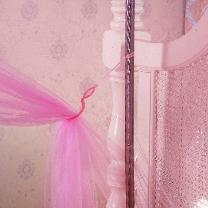 91家纺网 家纺一手货源 找家纺 迷仙巢 2021新款蚊帐C01紫色风铃系列 粉色