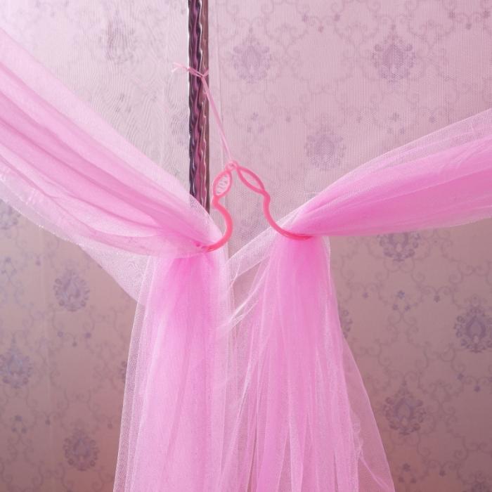 91家纺网 家纺一手货源 找家纺 迷仙巢 2021新款蚊帐C01紫色风铃系列 粉色