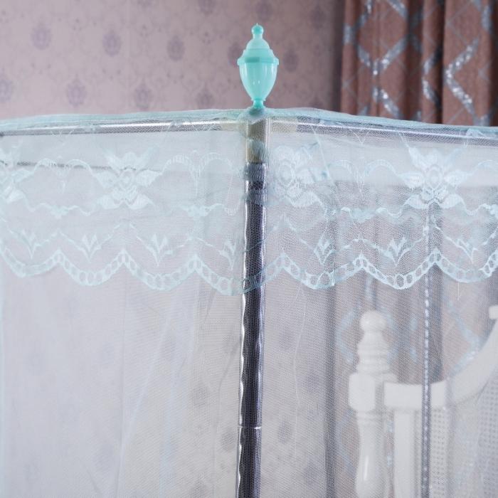 91家纺网 家纺一手货源 找家纺 迷仙巢 2021新款蚊帐C01紫色风铃系列 水蓝