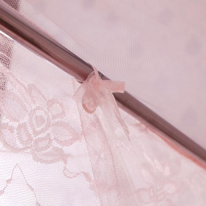 91家纺网 家纺一手货源 找家纺 迷仙巢 2021新款蚊帐C01紫色风铃系列 玉色