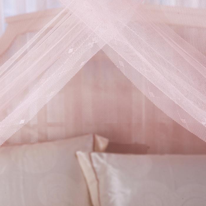 91家纺网 家纺一手货源 找家纺 迷仙巢 2021新款蚊帐C01紫色风铃系列 玉色