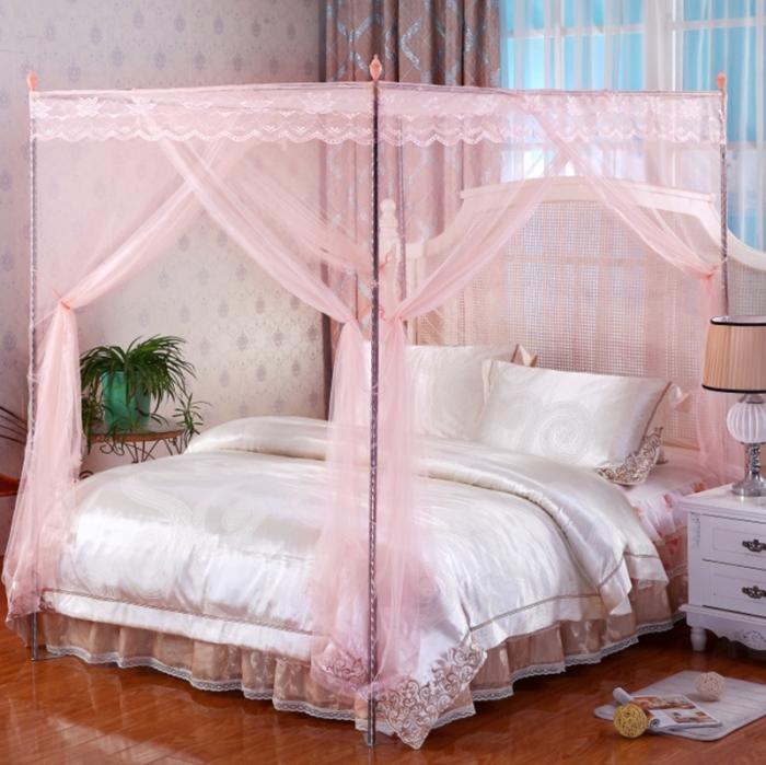 91家纺网 家纺一手货源 找家纺 迷仙巢 2021新款蚊帐C01紫色风铃系列 玉色