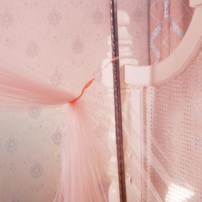 91家纺网 家纺一手货源 找家纺 迷仙巢 2021新款蚊帐C01紫色风铃系列 玉色