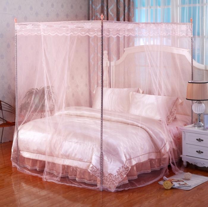 91家纺网 家纺一手货源 找家纺 迷仙巢 2021新款蚊帐C01紫色风铃系列 玉色