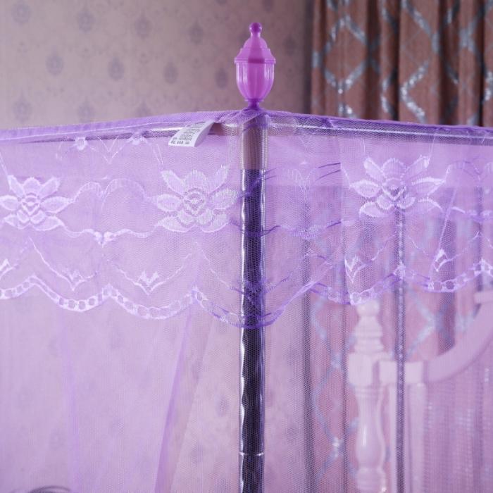 91家纺网 家纺一手货源 找家纺 迷仙巢 2021新款蚊帐C01紫色风铃系列 紫色