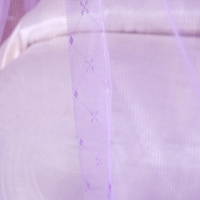 91家纺网 家纺一手货源 找家纺 迷仙巢 2021新款蚊帐C01紫色风铃系列 紫色