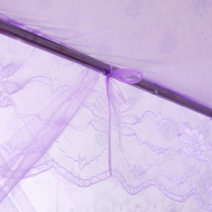 91家纺网 家纺一手货源 找家纺 迷仙巢 2021新款蚊帐C01紫色风铃系列 紫色