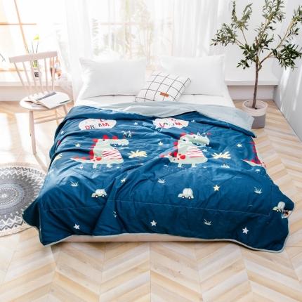 91家纺网 家纺一手货源 找家纺 美真家纺 2020新款纯棉青春系列夏被 恐龙传奇