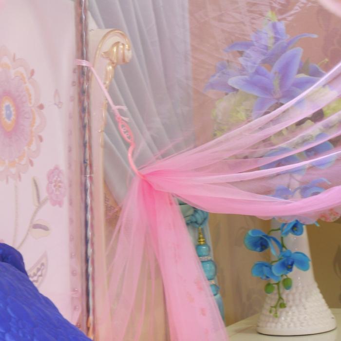 91家纺网 家纺一手货源 找家纺 （总）迷仙巢 2022新款花边款落地式蚊帐C02公主梦系列