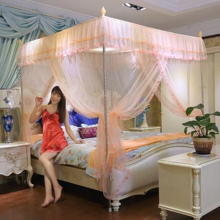 迷仙巢 2022新款花边款落地式蚊帐C02公主梦系列 玉色