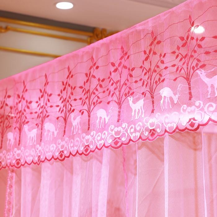 91家纺网 家纺一手货源 找家纺 迷仙巢 2020新款蚊帐C20系列 粉色