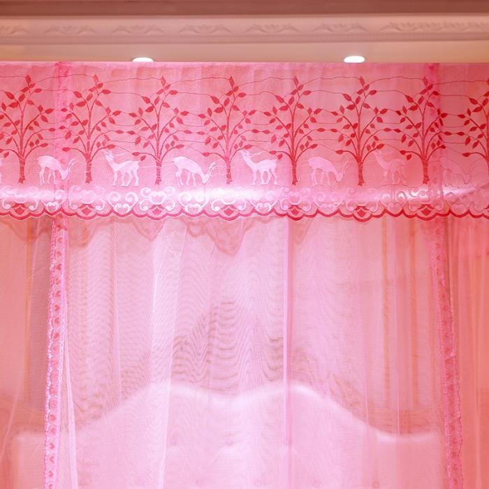 91家纺网 家纺一手货源 找家纺 迷仙巢 2020新款蚊帐C20系列 粉色