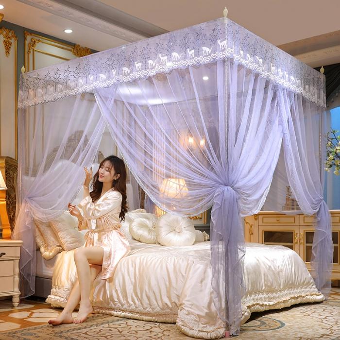 91家纺网 家纺一手货源 找家纺 迷仙巢 2020新款蚊帐C20系列 灰色