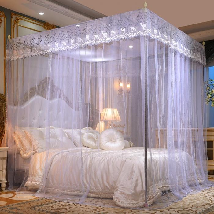 91家纺网 家纺一手货源 找家纺 迷仙巢 2020新款蚊帐C20系列 灰色