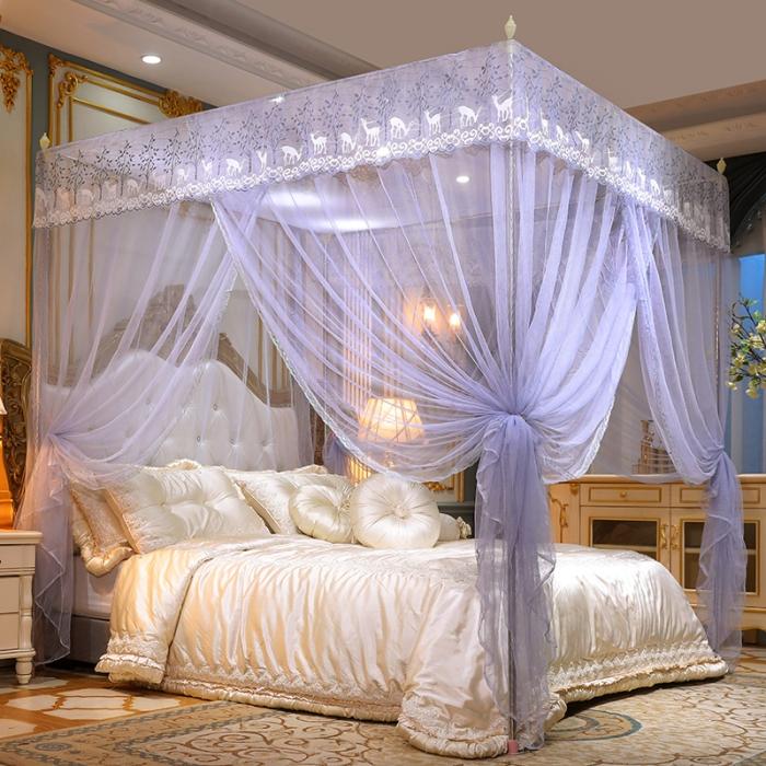 91家纺网 家纺一手货源 找家纺 迷仙巢 2020新款蚊帐C20系列 灰色