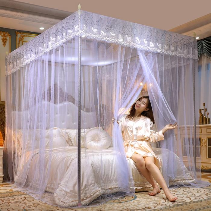 91家纺网 家纺一手货源 找家纺 迷仙巢 2020新款蚊帐C20系列 灰色