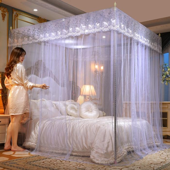 91家纺网 家纺一手货源 找家纺 迷仙巢 2020新款蚊帐C20系列 灰色